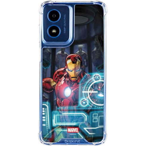 Marvel Iron Man New Armor Moto G 5G (2024) Clear Case